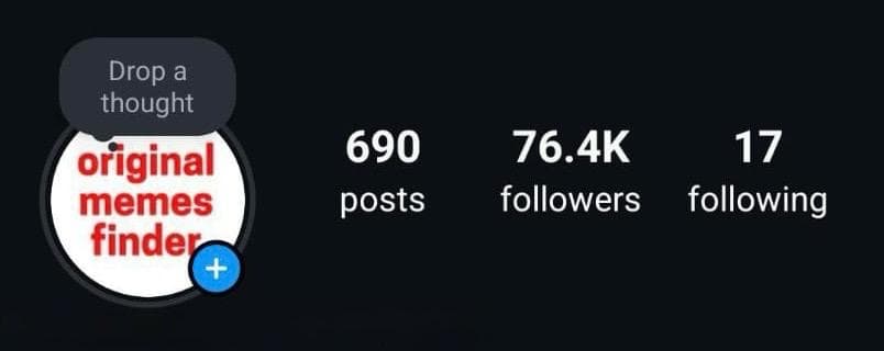 Original Memes Finder after — 76.4K followers